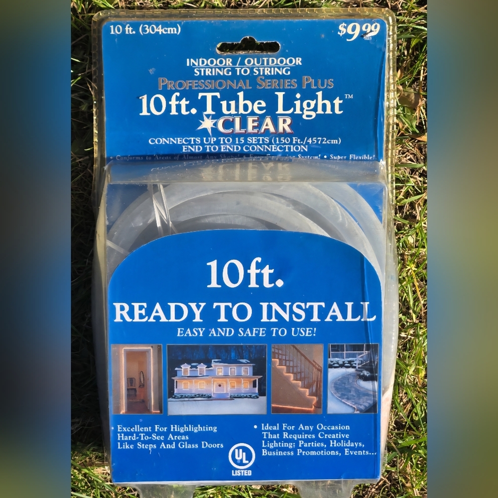 Professional Series Plus 10 feet Tube Light each package,18 total cl